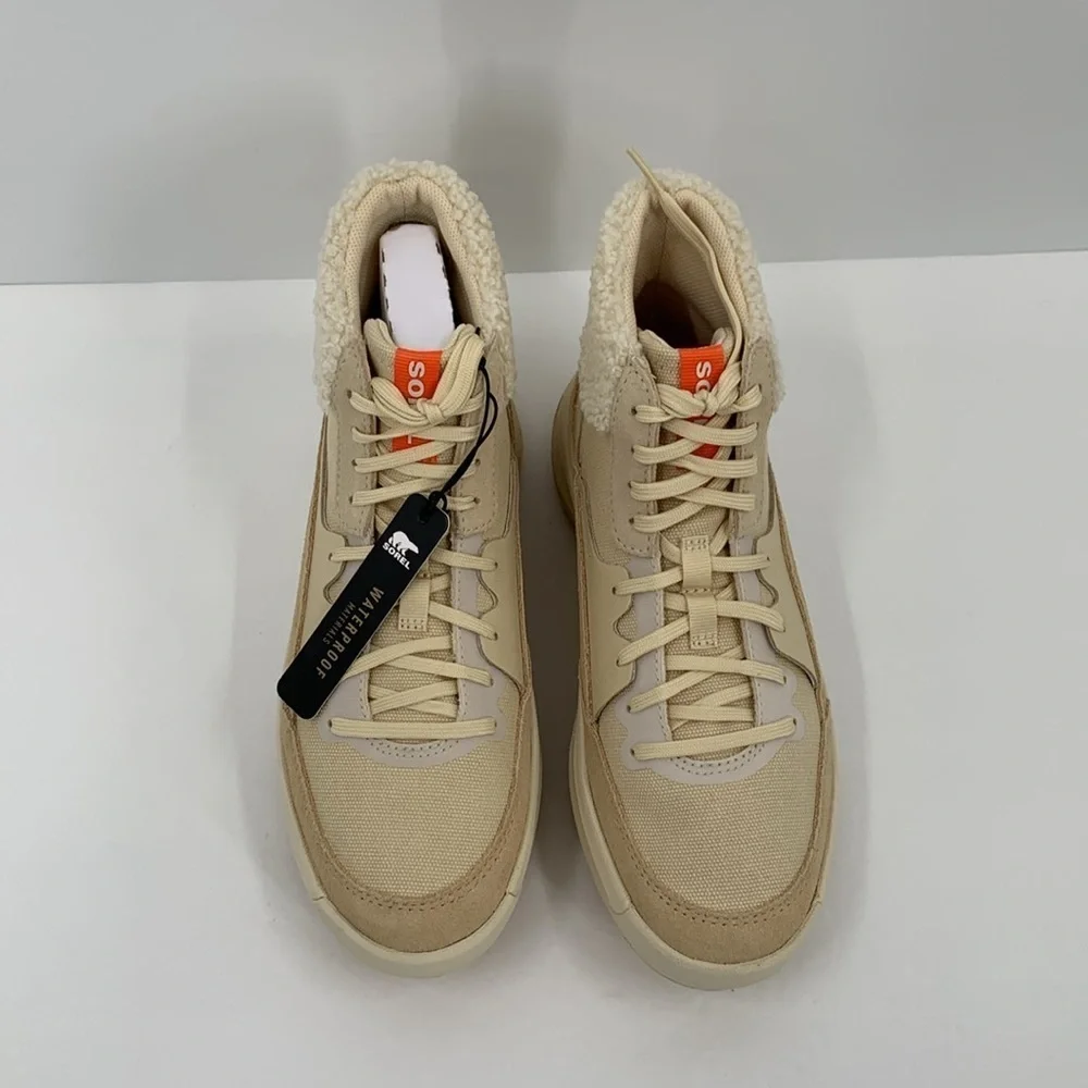 Sorel x Calia Out n About ONA mid sneaker boots winter waterproof tan new 7